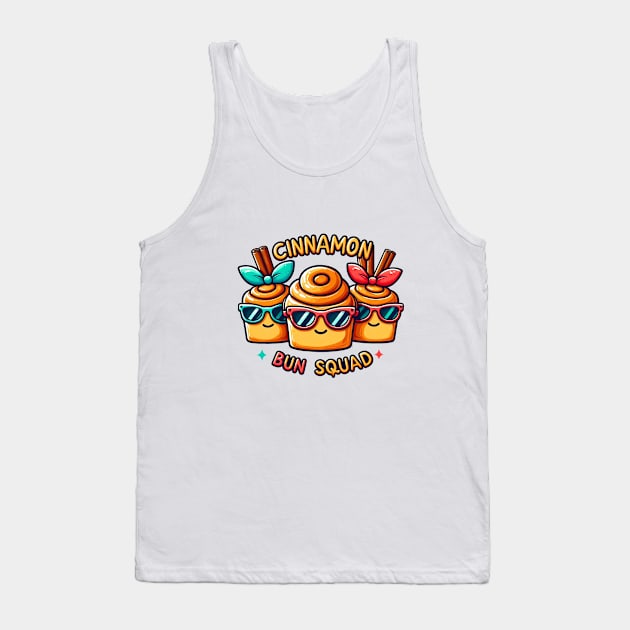 Cinnamon Bun Tank Top by BukovskyART